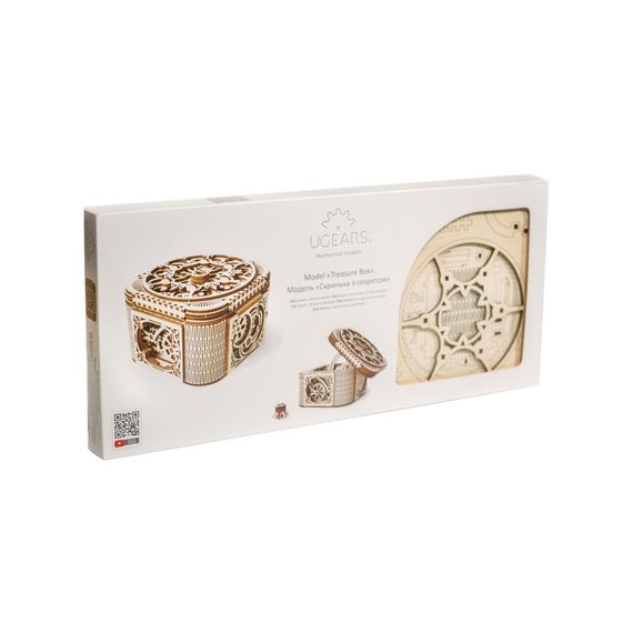 Конструктор Ugears механічний Скринька з секретом (70031) | Зображення 7