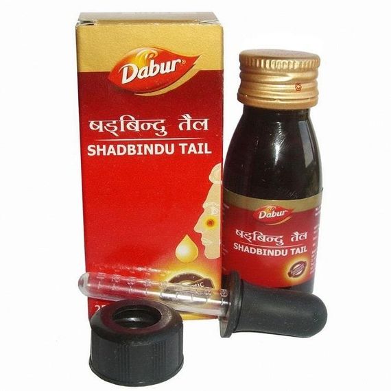 Шадбинду Тайл (Shadbindu Tail) Dabur, 25 мл, лечение уха, горла, носа