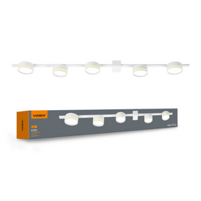 LED Світильник під лампу 5*GX53 накладний білий VL-SPF32-5W Videx