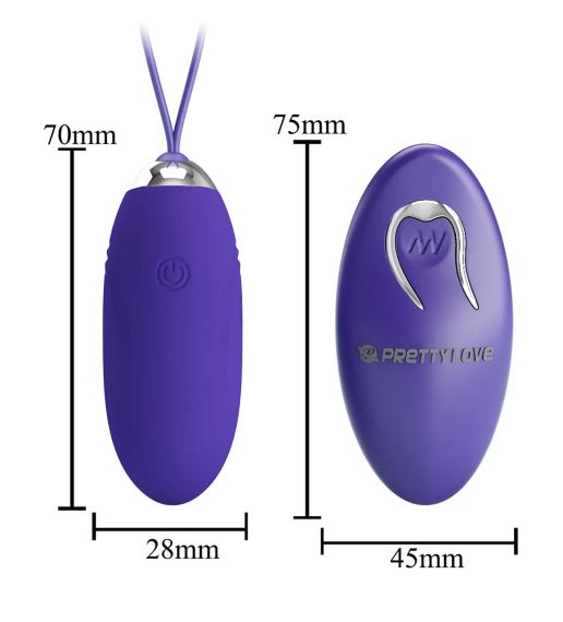 Віброяйце з дистанційним керуванням Pretty Love — Jenny Youth, BI-014362W-9L sexstyle | Зображення 5