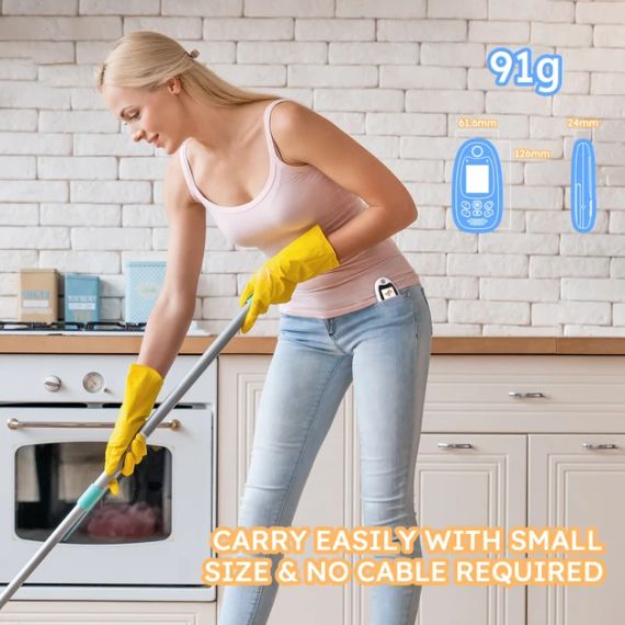 Відеоняня BOIFUN Baby Monitor VB610, біла, портативна | Зображення 5