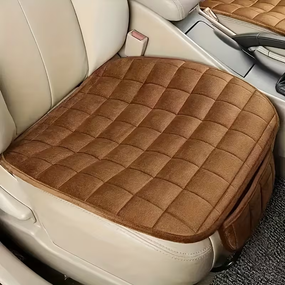 Універсальна подушка-килимок для сидіння автомобіля XL-1702 Коричнева