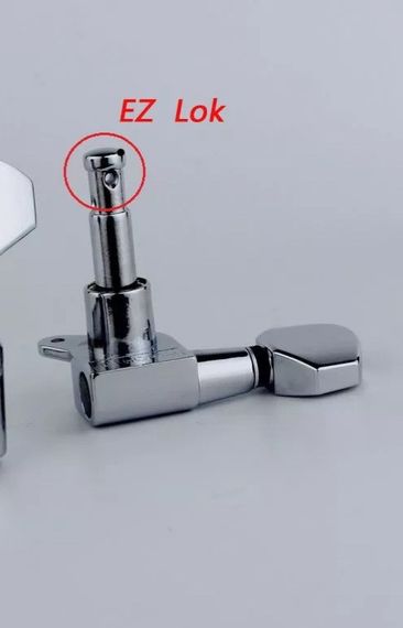 Колки для электрогитары гитары 6R Wilkinson WJ02CH хромированные | Зображення 2