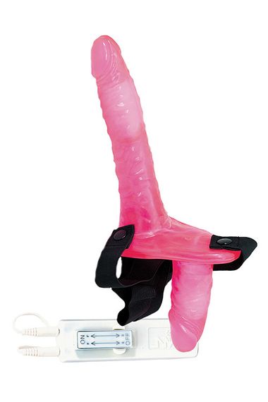 Подвійний Страпон жіночий з поясом JOYRIDE DUO, PINK sexstyle | Зображення 1