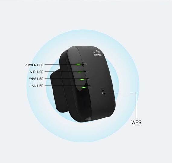 Wi-Fi ретранслятор, 300 Мбіт/с, 802.11N | Зображення 6
