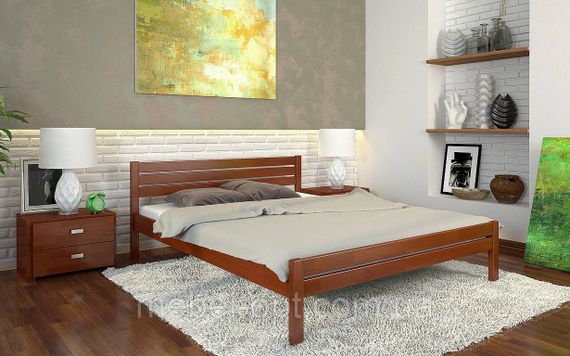 Деревянная кровать Роял 90х190 см Arbor Drev двуспальная, 180х200