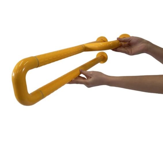 Поручень посилений SanStore з поворотною ніжкою жовтий HS-002A | Зображення 9