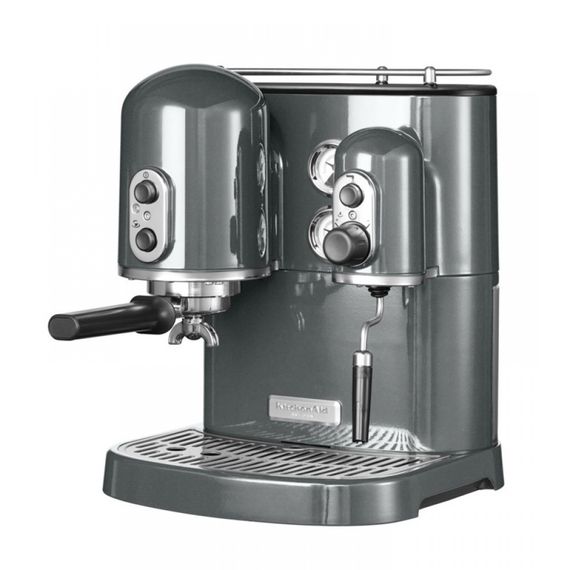 Кофемашина KitchenAid Artisan Espresso 5KES2102EMS, срібний медальйон
