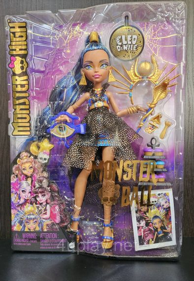 Лялька Монстр Хай Клео де Ніл з аксесуарами Оригінал Mattel Monster High Cleo De Nile Клеопатра | Зображення 4