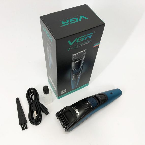 Машинка для різних стрижок акумуляторна VGR V-052, Тример з насадками різної довжини OY-21 | Зображення 9