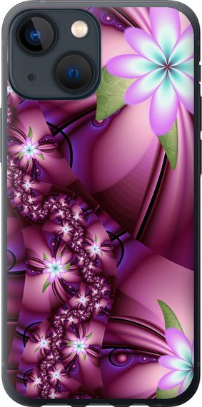 Чехол на iPhone 13 Mini Цветочная мозаика "1961u-2373-17620"