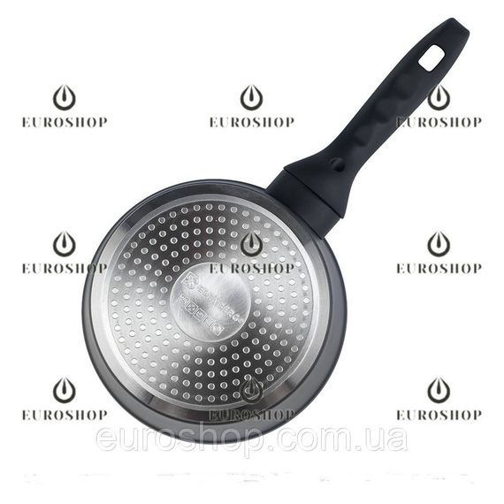 Ківш каструля Edenberg EB-13090 1,5 л, 18 см, з термоіндикатором, антипригарне покриття, індукційне дно, кришка, ковшик круглий | Зображення 4