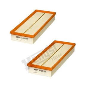 Фильтр воздушный компл. Mercedes Benz W203/204/211/212/220/221 M112/113/272/273 98-, Hengst, E455L01-2,