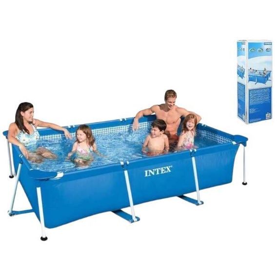 Басейн каркасний прямокутний 300*200*75см 3834л Intex 28272
