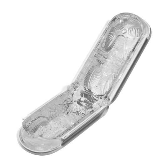 Мастурбатор Tenga Flip Zero Gravity White, изменяемая интенсивность стимуляции, раскладной Sex Aura | Зображення 2