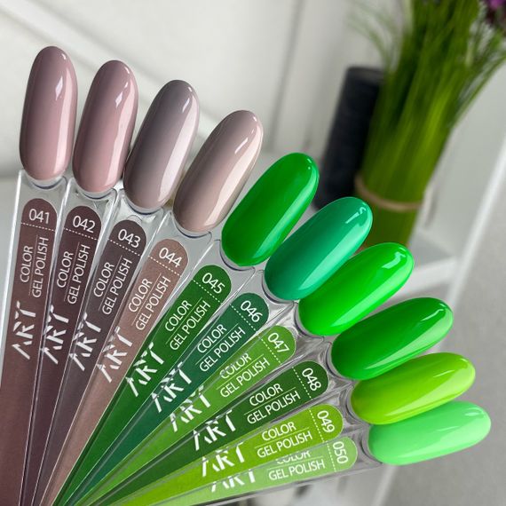 Гель-лак ART in detail 49 (пастельный зеленый) 6мл | Зображення 1