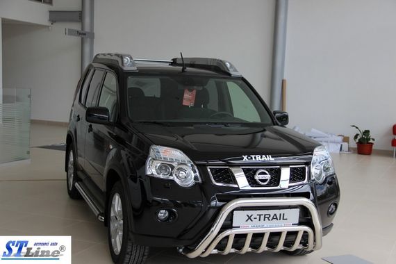 Передняя защита WT002 (нерж) для Nissan X-trail T31 2007-2014 гг | Зображення 4