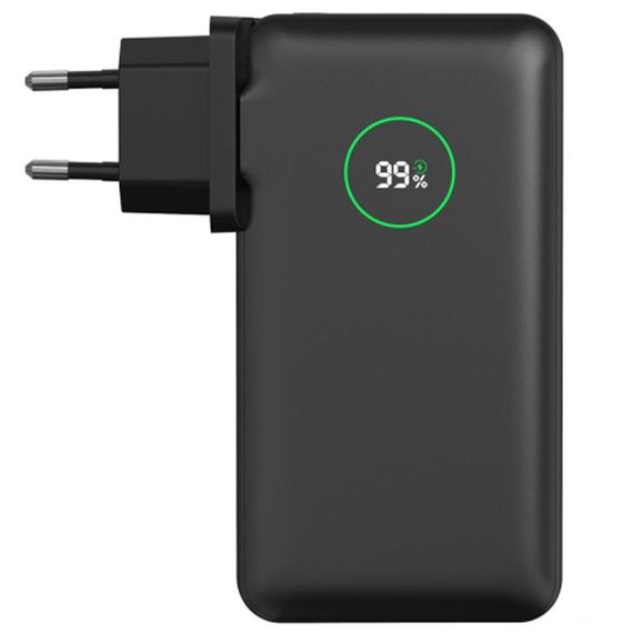 Портативний ЗП Power Bank WIWU Wi-P049 22.5W+PD35W with cable 10000 mAh Black | Зображення 4