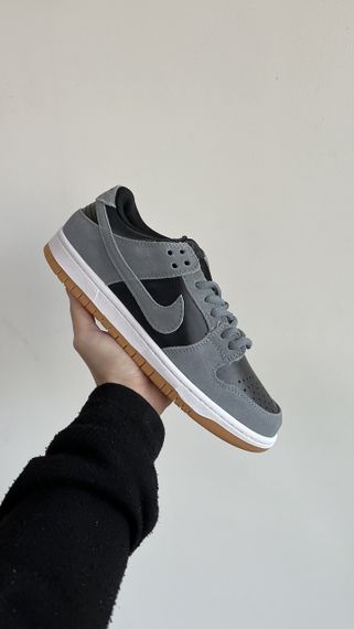 Кросівки зимові низькі Dunk Low Black Silver Хутро  , В'єтнам зима 0278 44 28 см | Зображення 3