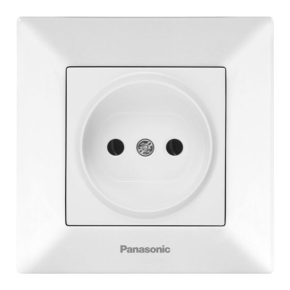 Розетка Panasonic Arkedia Slim, швидкий монтаж, біла