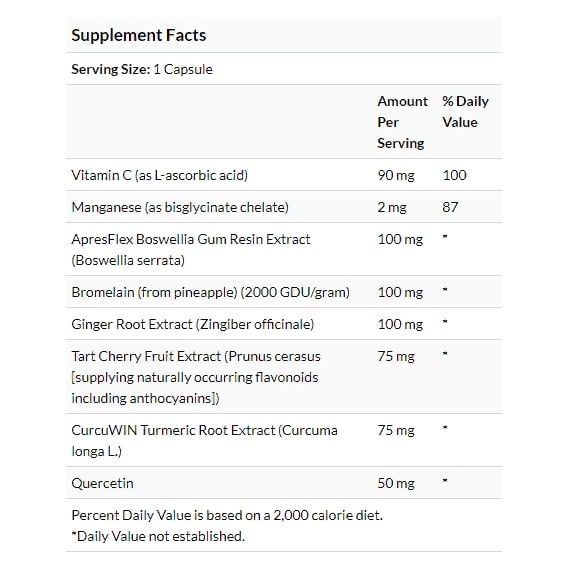 Смесь экстрактов Bluebonnet Nutrition Targeted Choice, Pain & Inflammation Support 30 Veg Caps BLB2028 | Зображення 2