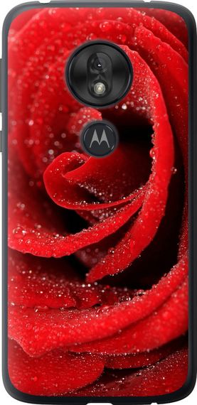 Чехол на Motorola Moto G7 Play Красная роза "529u-1656-17620"