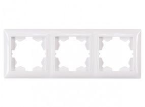 Рамка 2-х местная горизонтальная (белая) LATINA Ny95000056