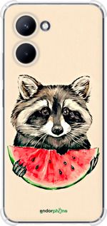 Чохол на Realme C33 Єнотик з кавуном "4605sp-2870-2448"