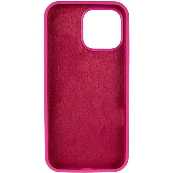 Чохол Silicone Case Full Protective (AA) для Apple iPhone 15 Pro (6.1") Малиновий / Dragon Fruit | Зображення 2