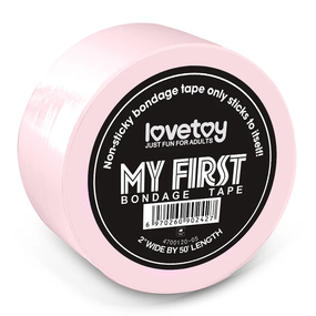 Бондажний скотч LOVETOYS My First Non Sticky Bondage, рожевий Sex Aura