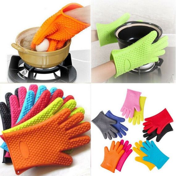 Жаропрочная кухонная рукавица перчатка antiscald gloves | Зображення 3