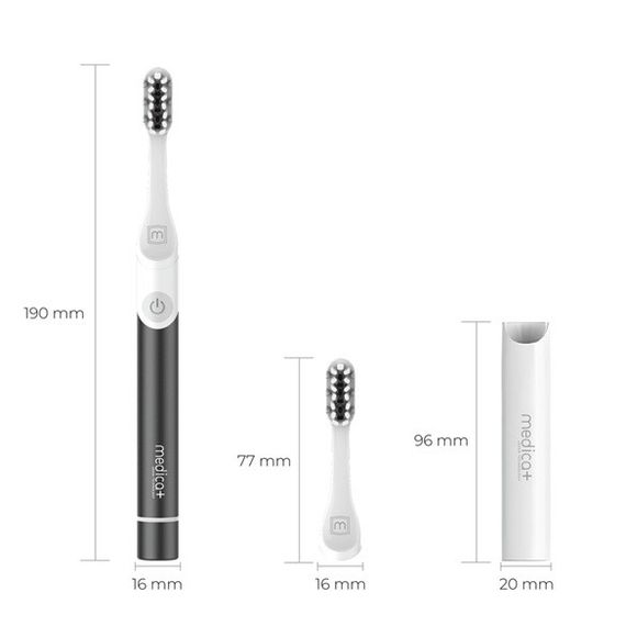 Звуковая зубная щетка Medica+ ProBrush 7.0 Compact Black гарантия 1 год | Зображення 4