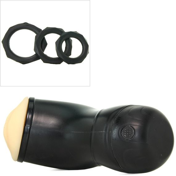 Мастурбатор подвійний PDX DOUBLE Penetration VIBRATING STROKER | Зображення 2