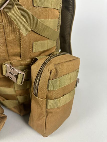 Рейдовий модульний рюкзак Ultimatum RT-213 Койот 55 літрів,Штурмовий похідний тактичний рюкзак | Зображення 4