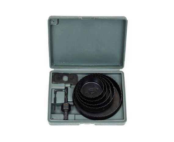 Набір фрез по дереву та гіпсокартону Polax 8 од. 64mm 76mm 89mm 102mm 127mm (41-001)