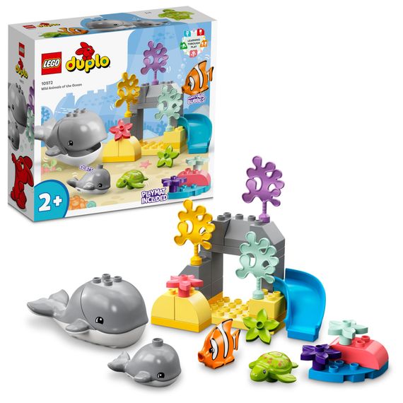 Конструктор LEGO DUPLO Town Дикі тварини океану 32 деталей (10972) | Зображення 1