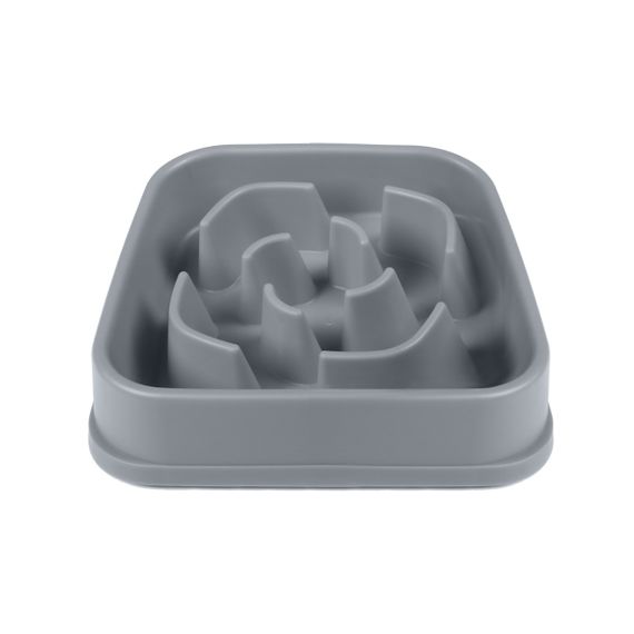 Миска для медленного питания Dexas Slow Maze Feeder, 0.96 л, серая