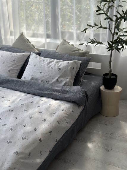 Постельное белье семейное Dushka Home Муслин 41052 160х215х2 см | Зображення 2