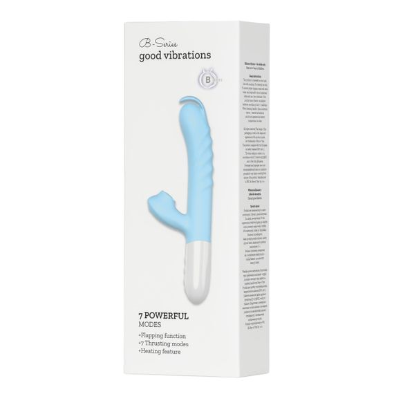 Вібратор B-Series Fox Silicone – 7 режимів, рухлива кінцівка та підігрів Sex Aura | Зображення 2