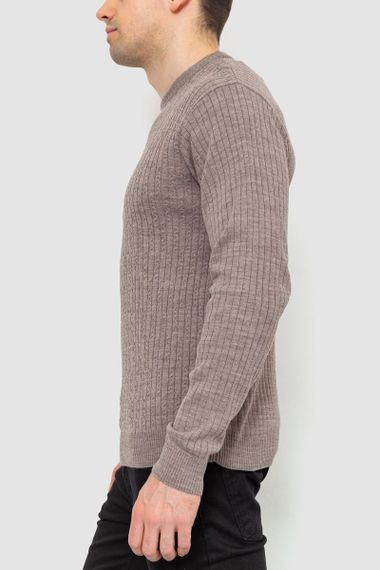 Светр чоловічий, колір мокко, 161R880 | Зображення 2