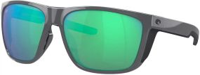 Очки Costa Del Mar Ferg XL Shiny Gray Green Mirror 580G