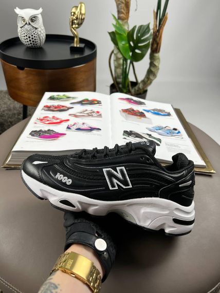 Чоловічі кросівки New 1000 Black White Динамика твоего стиля весна / лето / осень A4128 45 28,5- 29 см | Зображення 4