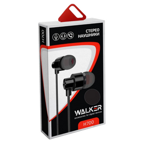 Навушники WALKER H700 з мікрофоном чорний