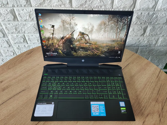Ноутбук HP Gaming 15/15.6"FHD/IPS/i5 9300H/8Gb/SSD256Gb/GTX1650-4Gb+Intel UHD