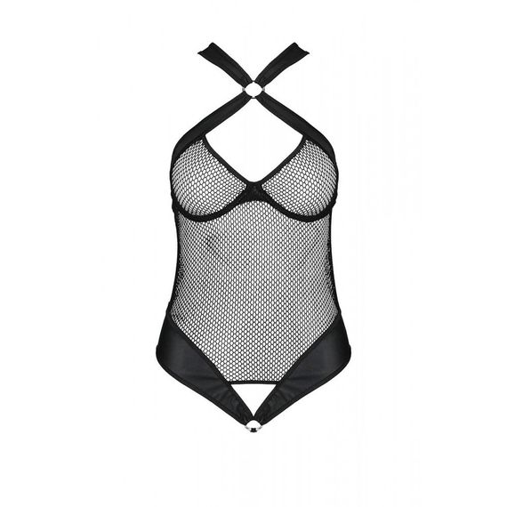 Боді з халтером та графічним візерунком Amanda Body black S/M-Passion sexstyle | Зображення 2