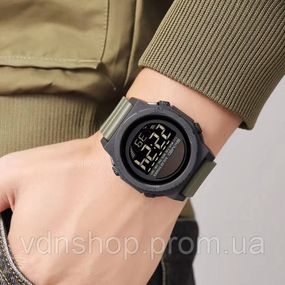 Цифрові годинники для активного способу життя SKMEI 2358AG, Годинники наручні електронні тактичні GX-44