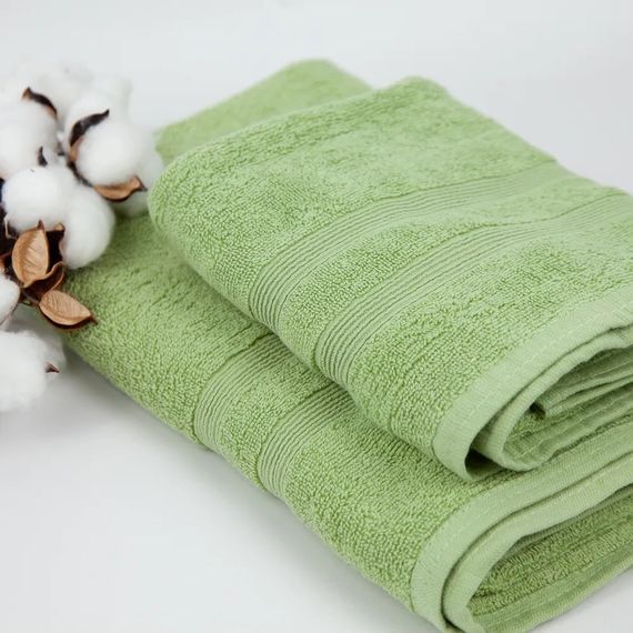Рушник для обличчя банний ТЕП Tender Touch Salad Green Р-04137-27869 50х90 см салатовий | Зображення 2