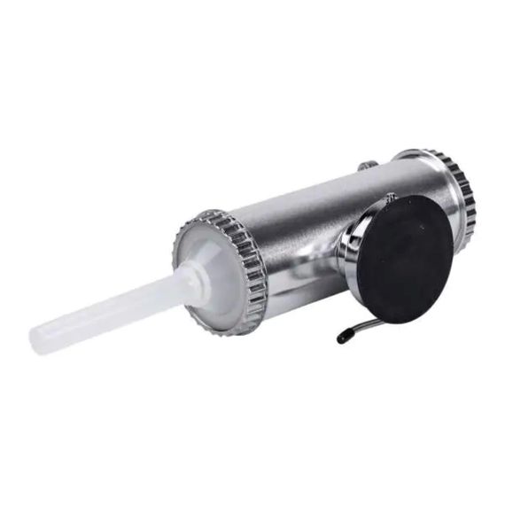 Шприц для ковбаси ручний 8×25 см горизонтальний ковбасний шприц 1,5 л для фаршу 3 насадки 16788-1 | Зображення 1