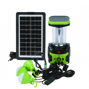 Портативная cолнечная автономная система Solar Light AT-9016B панель походны фонарь радио повербанк