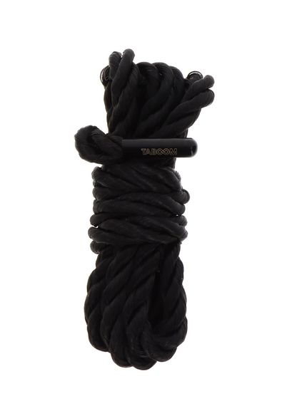 Мотузка Bondage Rope 1.5 meter 7 mm Чорна TABOOM | Зображення 1